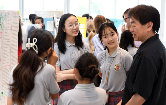 Middle School Scientists Shine at Science Fair